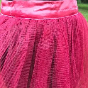 Vintage fuchsia tulle netting/skirt.